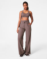 SPANXsmoothâ„¢ On the Move Wide Leg Pant | Smoke